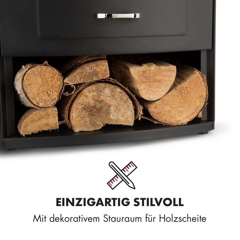 Klarstein Elektrokamin Bormio Smart 950/1900W mit App-Steuerung und Thermostat - 4060656231261