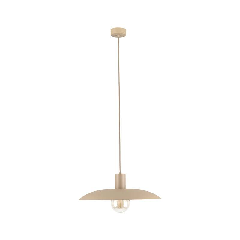 TK-Lighting Hängeleuchte Astra E27 LED Pendelleuchte dimmbar sand Ø41cm Metall - 5906135107117