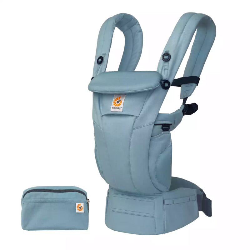 ERGObaby Omni Dream Babytrage Tragesystem Babytragehilfe Slate Blue Baumwolle - 1220000204287