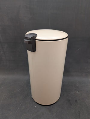 C-Ware hjh OFFICE Mülleimer 30L Treteimer Softclose CLEAN Step 2 Metall Beige