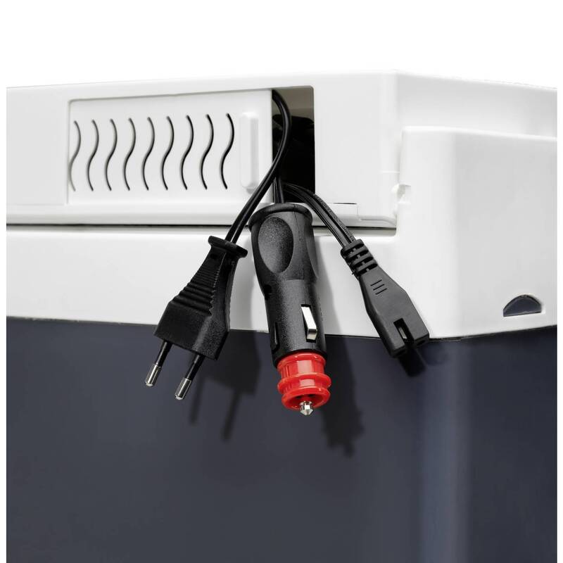 ZORN Akku-Kühlbox Heizbox 26L Thermoelektrisch 230V 12V 18V Weiß-Rot Grau 25l - 4251702501203