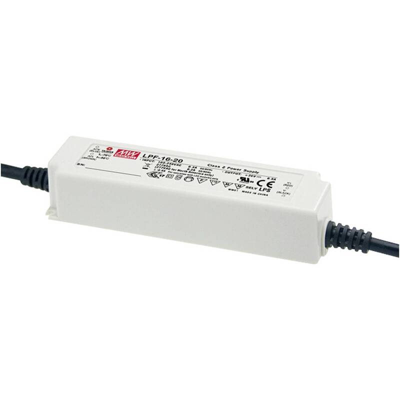 Mean Well LED-Treiber LPF-16-12 Konstantspannung 16.08W 1.34A 6.6-12V IP30 - 4711287439785