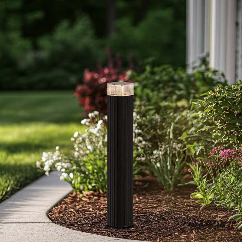 Lindby Wegeleuchte Außenlampe Halvar Standleuchte schwarz IP65 50 cm GU10 - 4255830904219