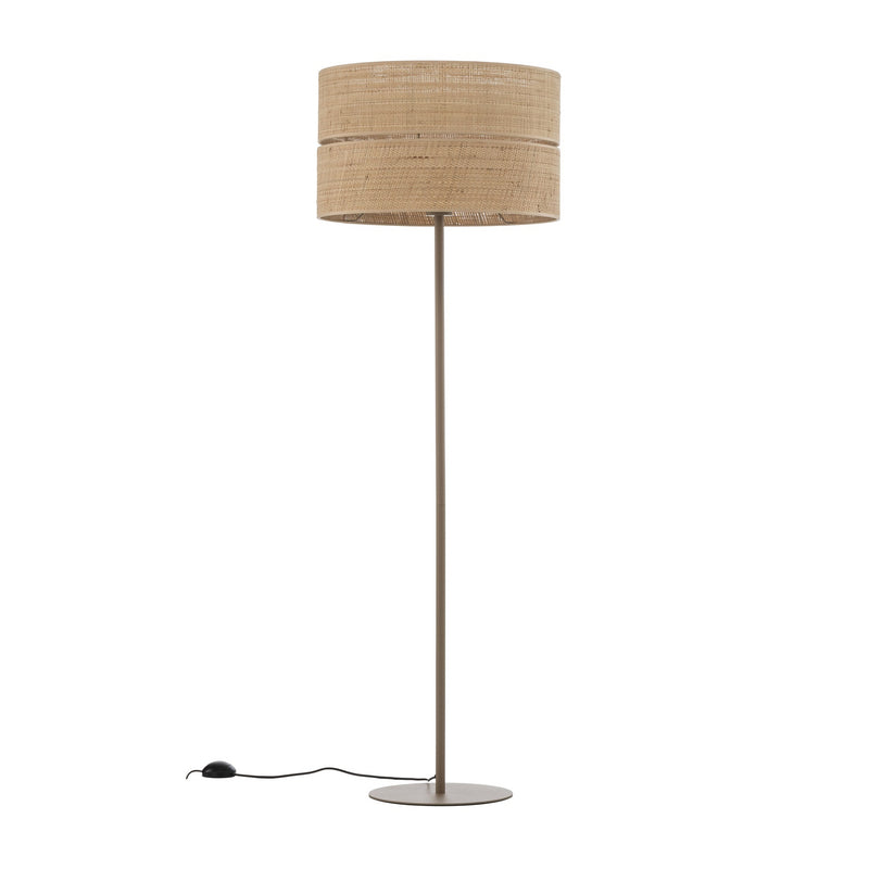 Stehleuchte Calma beige Lampe Stehlampe LED Leuchte 159cm Höhe 50cm Fuß - 5906135161812
