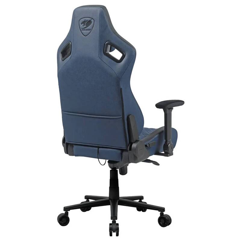 Cougar Gamingstuhl Defensor S Navy gepolstert Stuhl 150kg ergonomisch Navy - 4711649770051