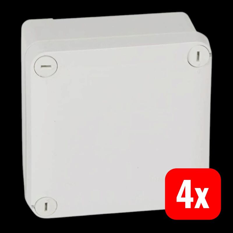Legrand Abzweigdose Plexo IP55 1 Stück flammwidrig 650°C Lichtgrau 105x105x55mm - 3245060920203