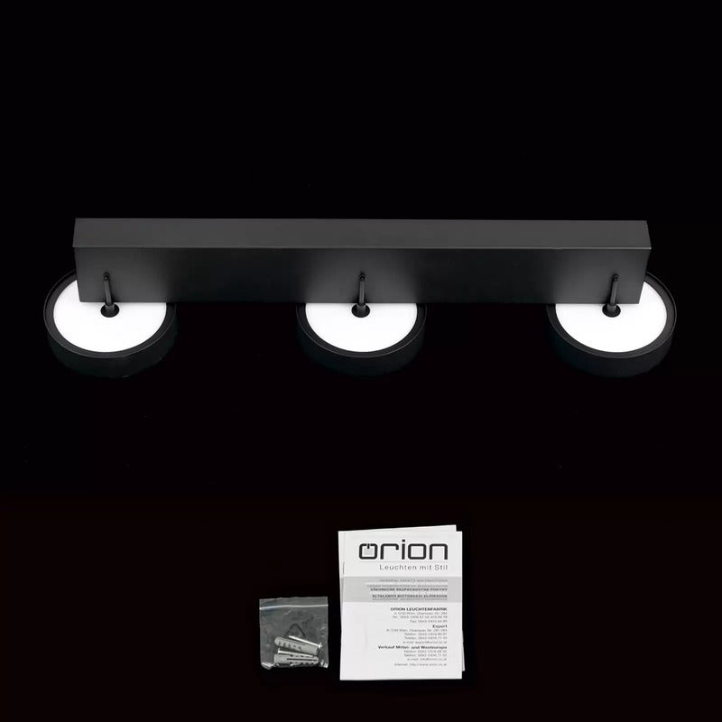Orion LED-Hängeleuchte Teide Hängelampe Leuchte schwarz Metall höhenverstellb229 - 9003090277605