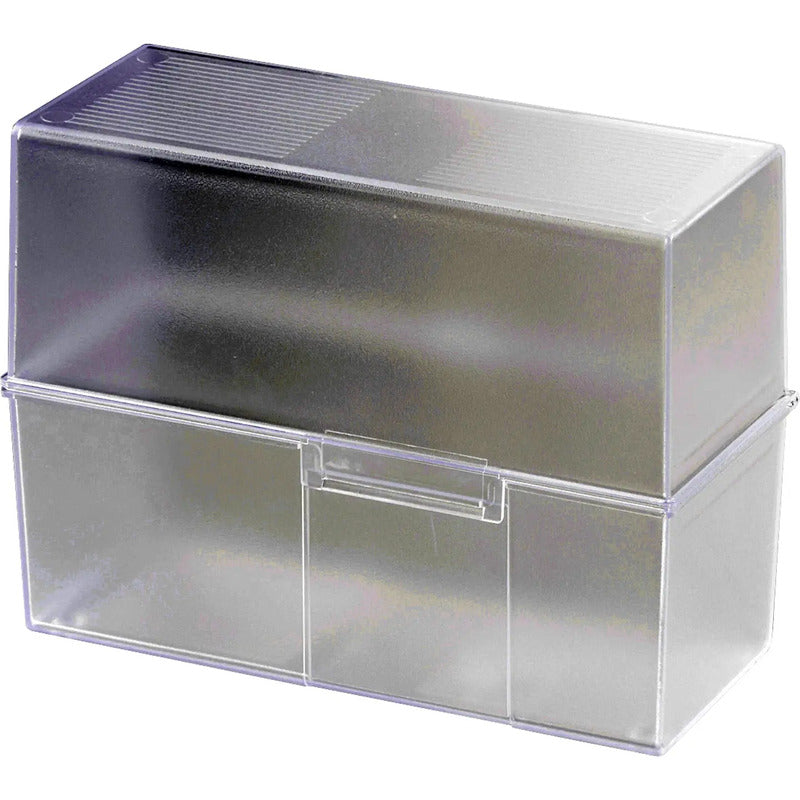 HAN 975-63 975-63 Karteibox Transluzent Klar Max. 500 Karten DIN A5 quer 8 STÜCK - 4012473975187