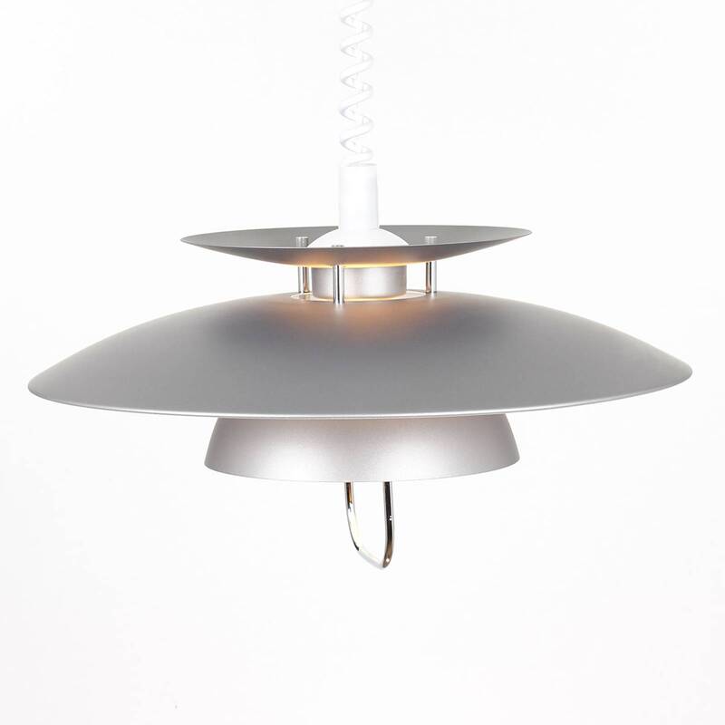 Lindby Hängeleuchte Nadija Deckenlampe Lampe Küchenlampe Leuchte Licht E27 grau - 4251096525465