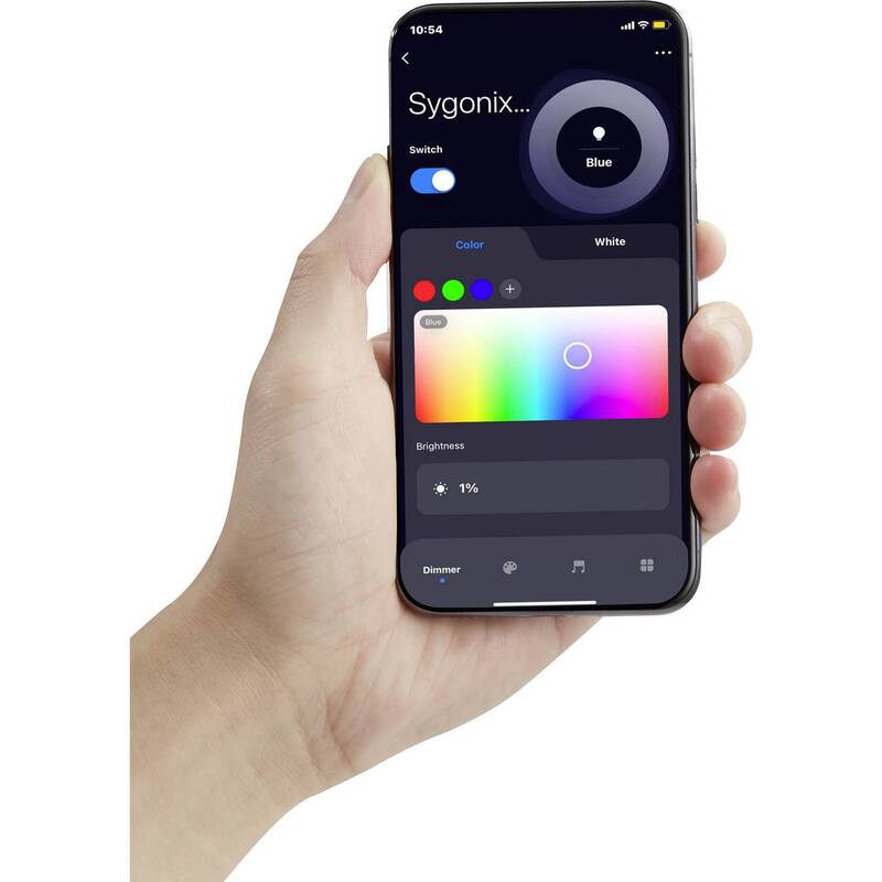 Sygonix LED Streifen RGB 5m dimmbar App steuerbar Außenleuchte IP44 warmweiß - 4064161197845