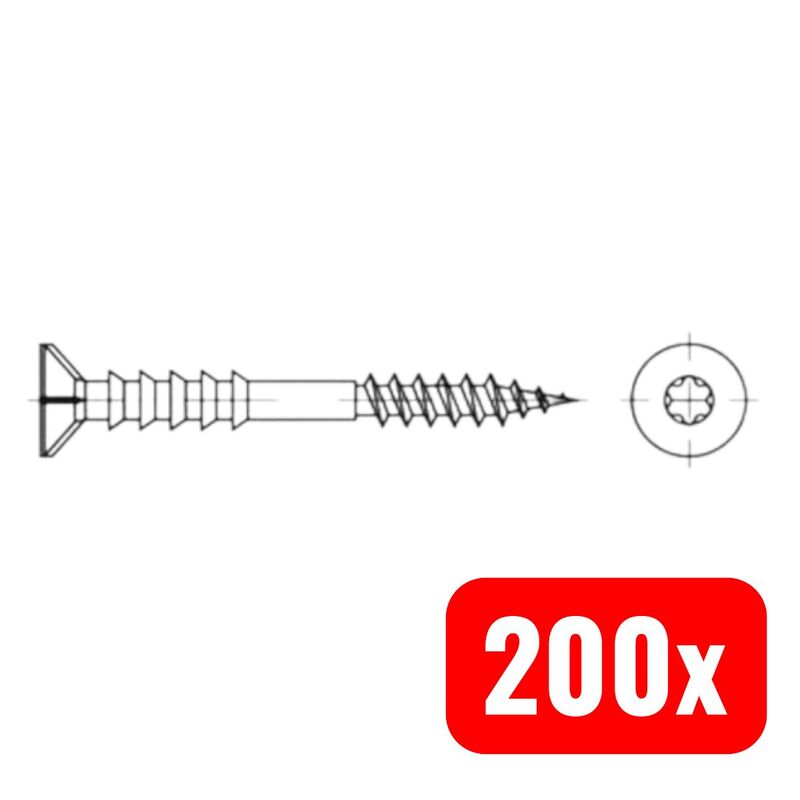 Reyher Justierschraube Seko Stahl 6 x 110 mm galvanisch verzinkt 100 Stück - 4051427350045