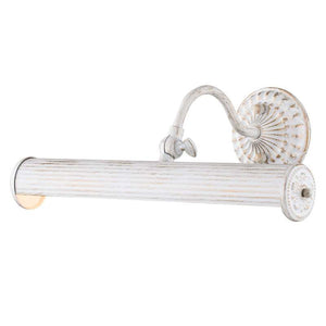 B-Ware Maytoni Bilderleuchte Renoir Wandleuchte LED dimmbar gold weiß 2xE14 25W