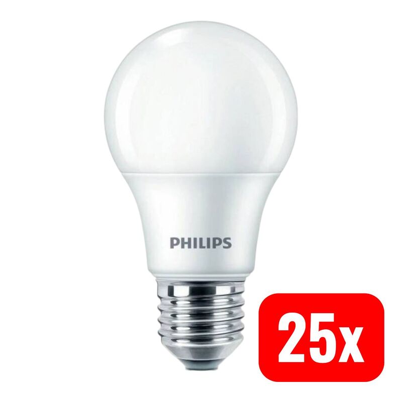 Philips Glühlampe E27 A60 4.9W warmweiß LED Lampe 470 Lumen Ø60mm 107mm 1 Stück - 8720169168954