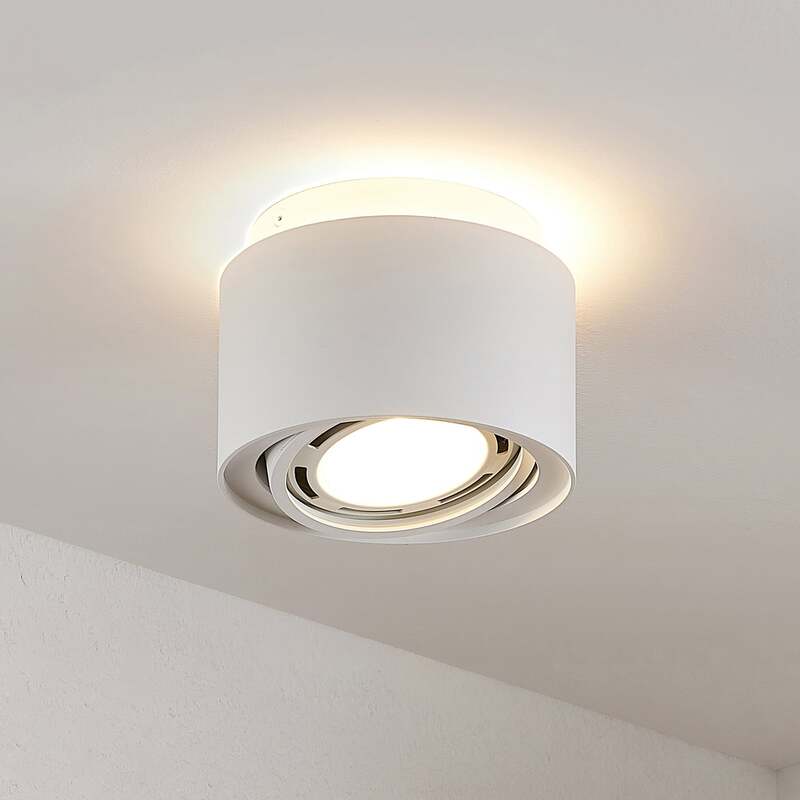 Arcchio Deckenlampe Walisa LED dimmbar Lampe Leuchte weiß Ø 15 cm Aluminium - 4251096588521