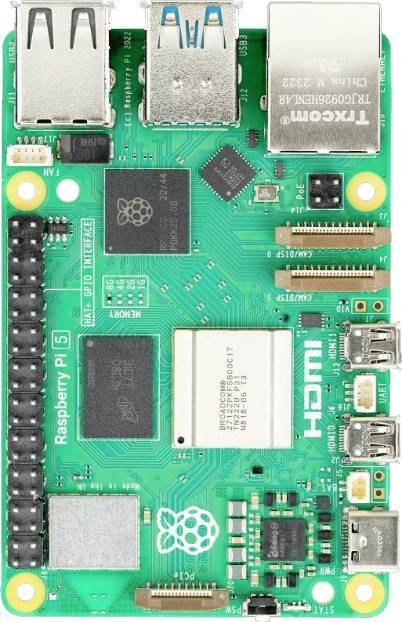 Raspberry Pi 5 B 16 GB RAM ARM Cortex-A76 Quad-Core Single-Board-Computer - 5056561803333