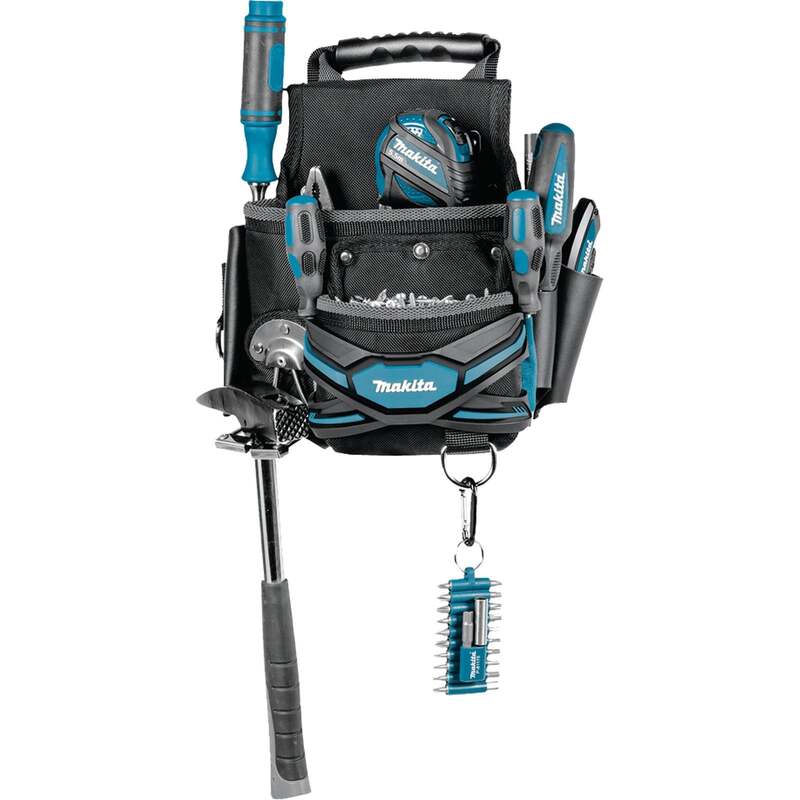 Makita Werkzeugtasche Dachdecker E-05153 mit Hammerhalter und D-Ringen 78x40cm - 0088381566667