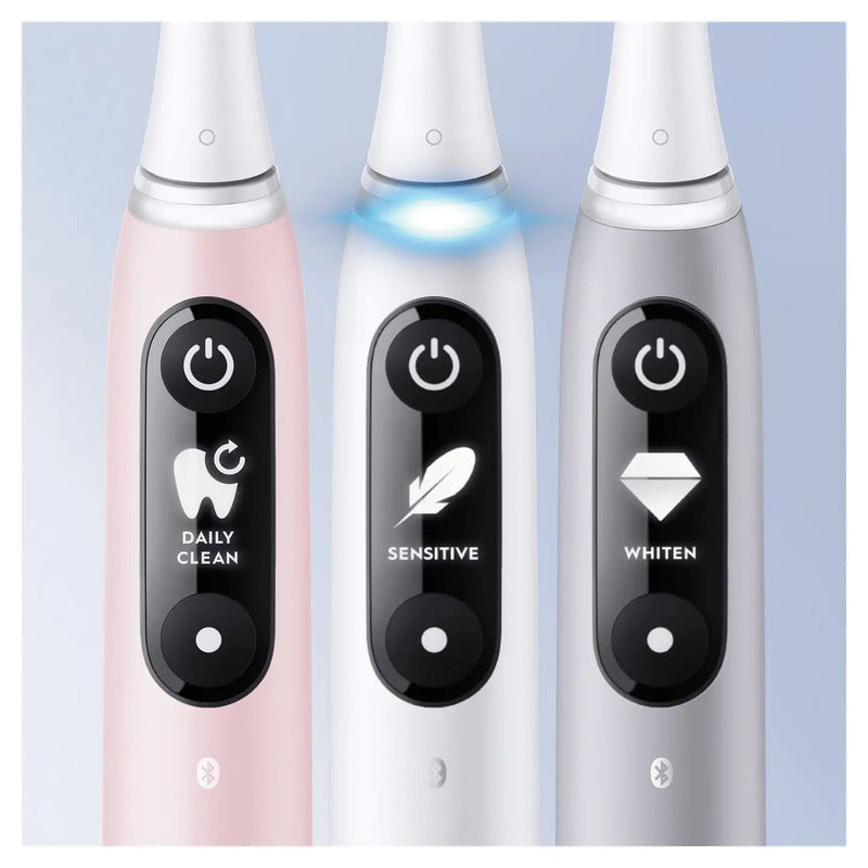 Oral-B iO Series 6s elektrische Zahnbürste weiß mit interaktivem Display - 4210201427407