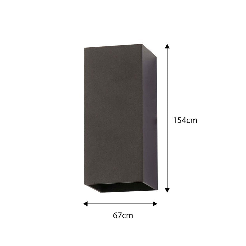 Searchlight Wandleuchte Lampe Sifor LED Wandlampe dimmbar schwarz 15,5x6,7cm - 5053423285078