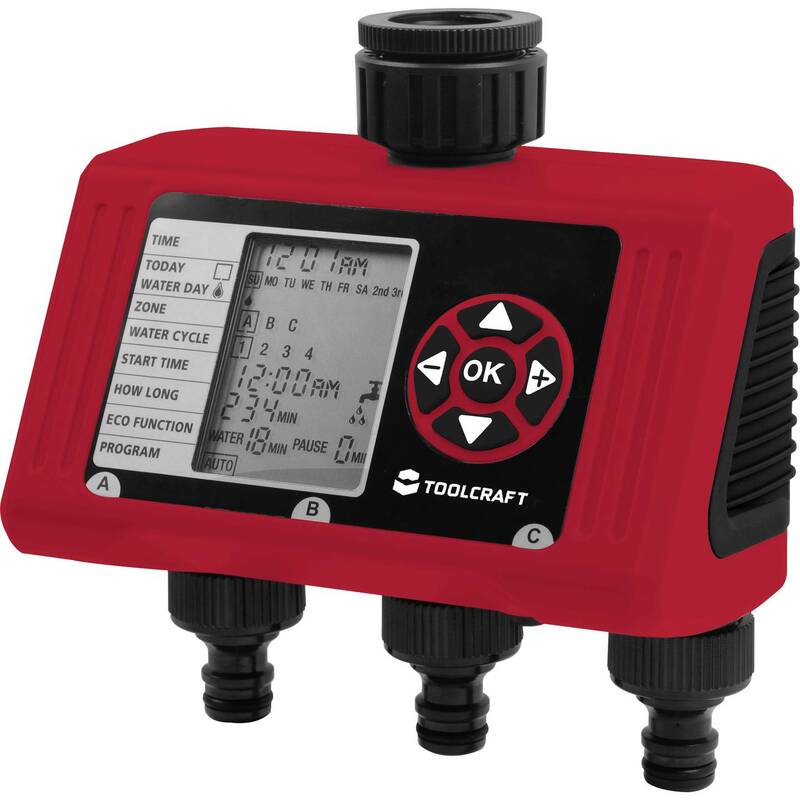 Toolcraft Bewässerungscomputer Easy Trio Gartenbewässerung smart Water Control - 4064161151229