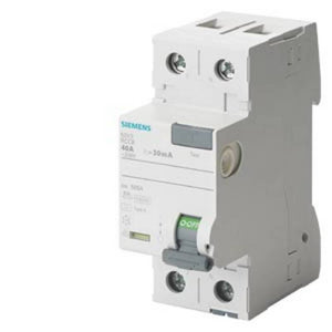 B-Ware Siemens FI-Schutzschalter 5SV3 Fehlerstromschutzschalter 25A 0,3A 230V IP20