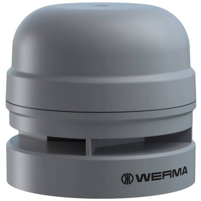 Werma Signalsirene Alarmgeber Signalsirene Midi Sounder Grau 110 dB 12 V 24 V - 4049787043738
