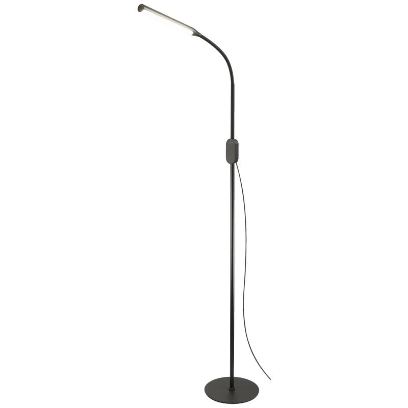 Sygonix LED Stehleuchte SY-5246618 dimmbar warmweiß Aluminium 1397mm hoch - 4064161234113
