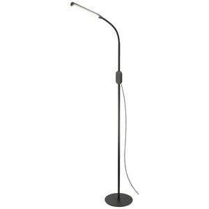 B-Ware Sygonix LED Stehleuchte SY-5246618 dimmbar warmweiß Aluminium 1397mm hoch