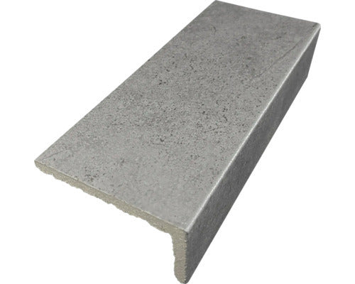 Steinzeug Treppenstufe Glimmer schwarz Rutschfestigkeit R10 frostbeständig - 4016320573069