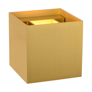B-Ware Wandleuchte Wandlampe Lucide LED Leuchte Xio Gold Aluminium SIEHE TEXT/FOTO
