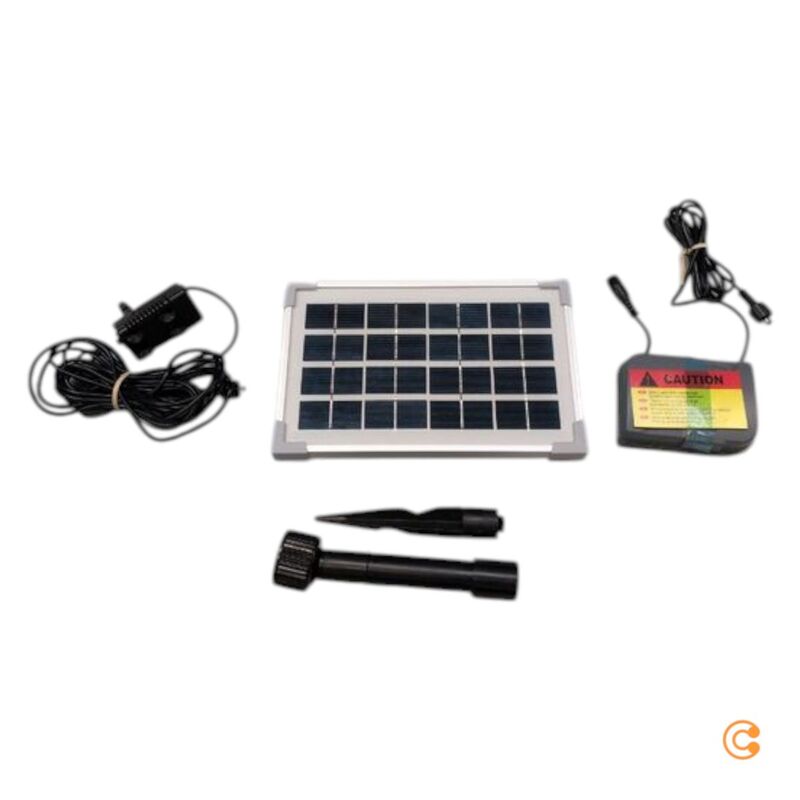 Esotec Solar-Pumpenset Rimini Plus mit Akkuspeicher 175l/h für Gartenteich 0,60m - 4260057862990