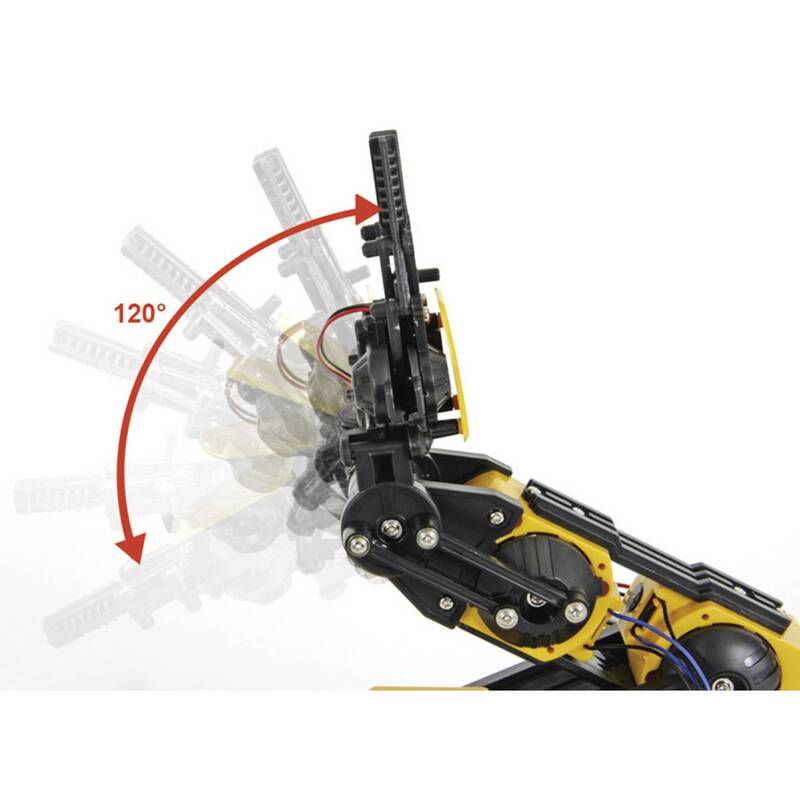 Velleman ROBOTERARM KSR10 Bausatz mit 5 Motoren und Scheinwerfer 660 g - 5410329399498