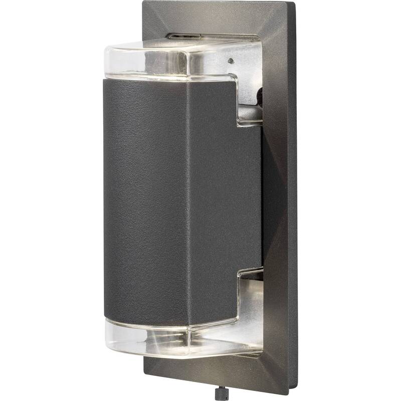 Konstsmide Außenwandleuchte Anthrazit Potenza 7987-370 LED Wandleuchte IP54 12W - 7318307987379