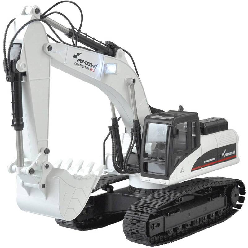 Amewi RC Funktionsmodell Bagger Vollmetall 1:14 Elektro Modellbau inkl. Akku - 4260631422473