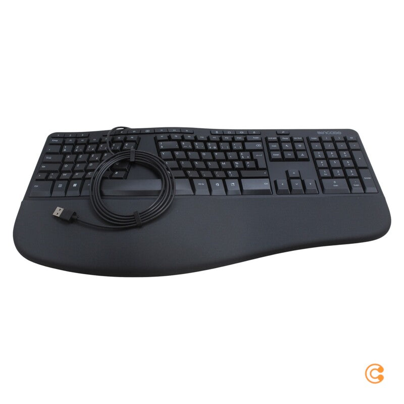 Microsoft Tastatur Keyboard Ergonomic Universal USB AZERTY Französisch Schw230 - 0650450267364