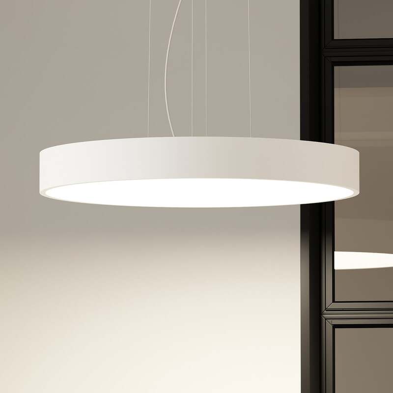 Arcchio Pendelleuchte Hängelampe LED Lampe Noabelle weiß Metall Wohnzimmer Es920 - 4251096597400