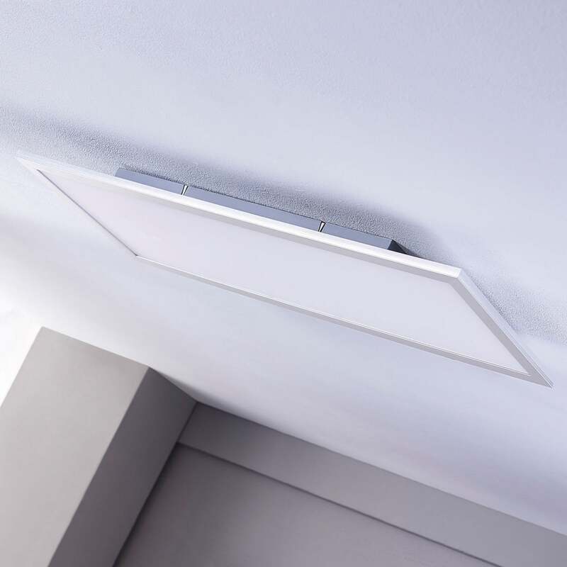 Lindby Deckenlampe Deckenleuchte Livel LED Lampe Leuchte silber 120x30cm - 4251096528398
