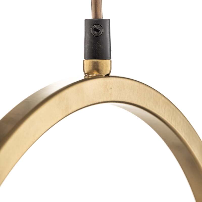 Euluna Hängeleuchte Vienna Hängeleuchte Lampe Opalglas messing 3-flammig E14 - 5902693755746