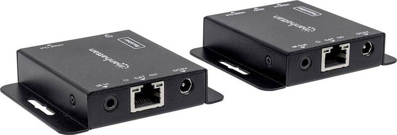 Manhattan HDMI LAN Extender HDMI-Signal-Verlängerung über Netzwerkkabel 340 MHz - 0766623207461