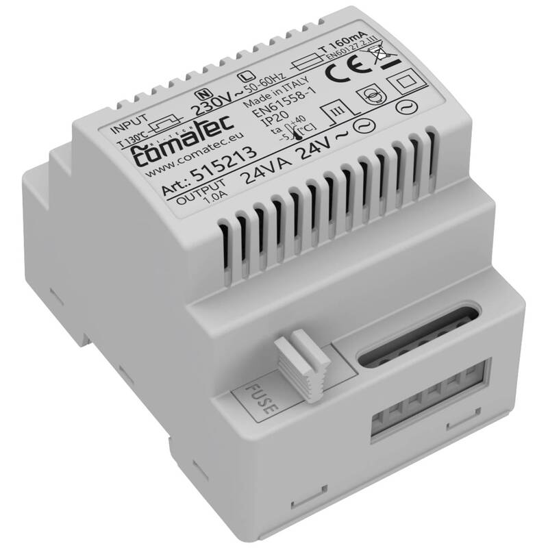 Comatec Hutschienen-Netzteil Transformator TBD202424F4 24V 1A 24VA IP20 690g - 2050010732765
