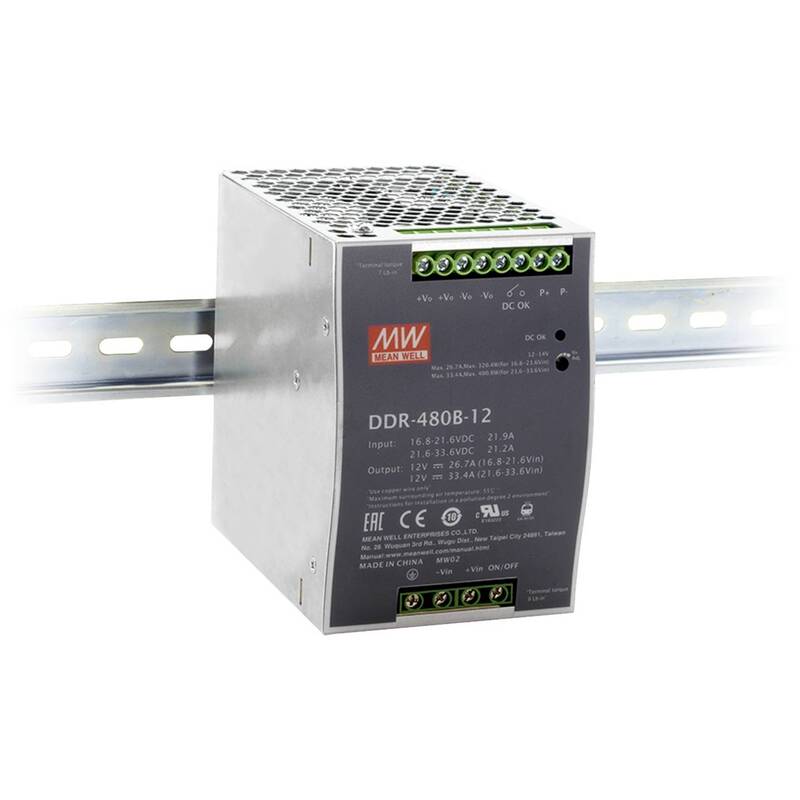 Mean Well DC/DC-Wandler DDR-480C-48 48V 10A 480W Heizgerät Transformator 1x - 4711287423289