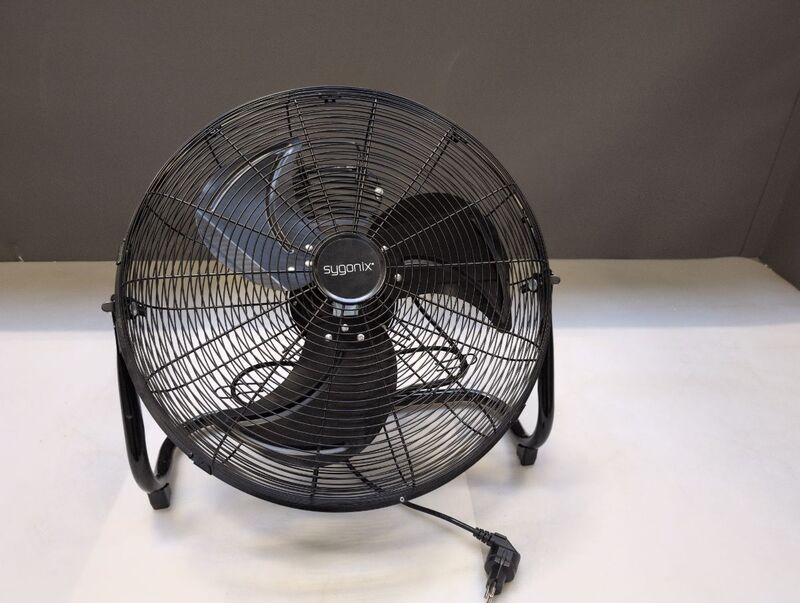 Sygonix Bodenventilator 120 W 540 mm 3 Geschwindigkeitsstufen Schwarz - 4064161342566