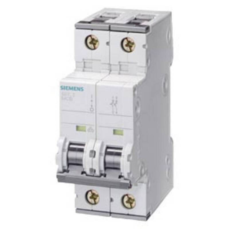 Siemens Leitungsschutzschalter Sicherungsautomat 2 Pol SENTRON 16 A Grau 400 V - 4001869226514