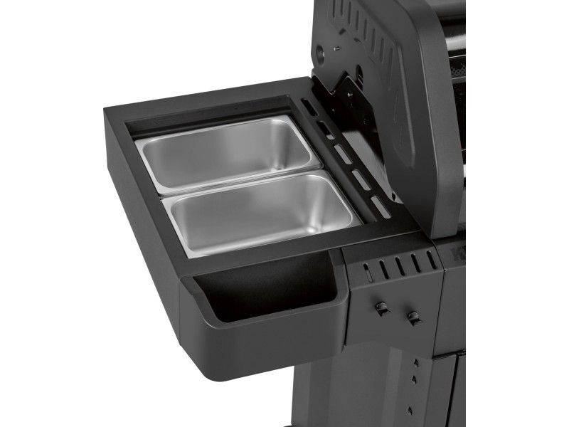 Jamestown Gasgrill KNOX Master Class 4-Brenner Gusseisen schwarz mit Abdeckhaube - 4007873299438