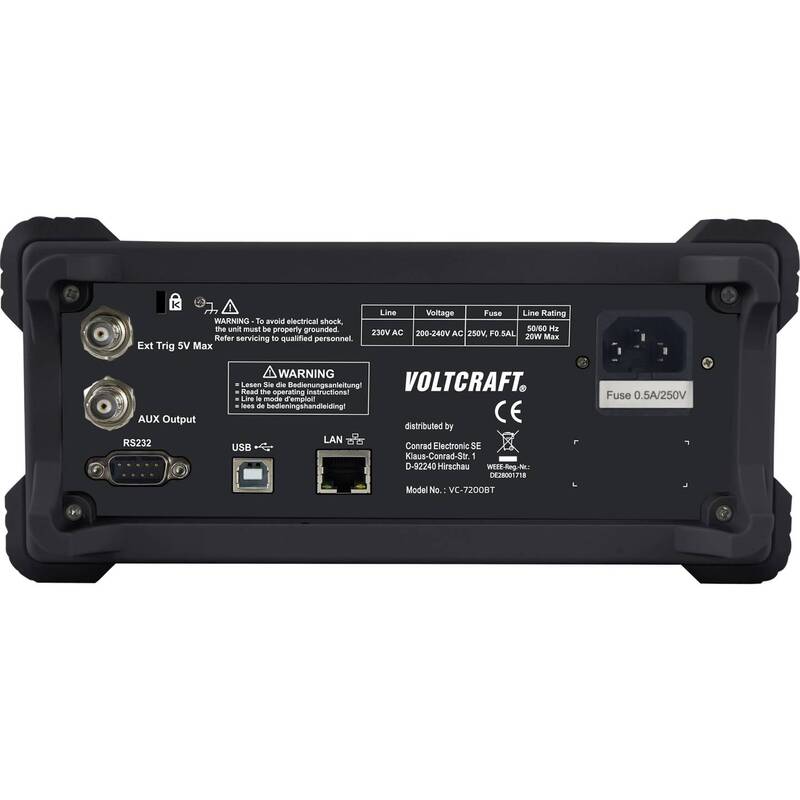 Voltcraft Tisch-Multimeter VC-7200BT digital Datenlogger 200000 Counts CAT I - 4064161001470