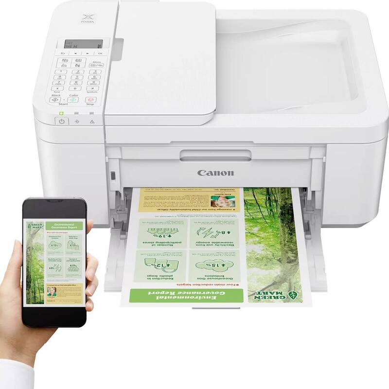 Canon PIXMA TR4751i Multifunktionsdrucker A4 WLAN Duplex Fax Scanner Weiß - 4549292191882