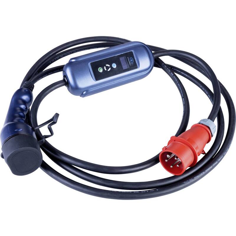 Akyga eMobility Ladekabel AK-EC-22 3phasig FI-Schutzschalter 5m 32A IP54 22kW - 5906708750085