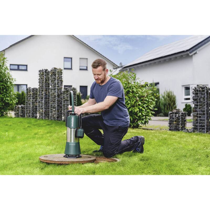Metabo Tauchdruck-Pumpe Edelstahl 6200 l/h 47 m integrierter Schwimmerschalter - 4061792265448