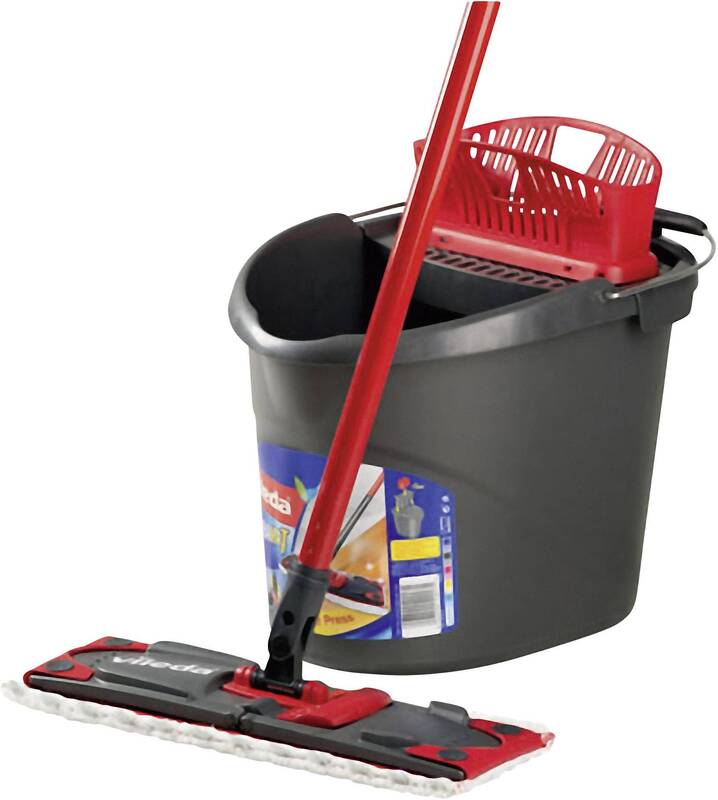 Vileda UltraMat Komplett Bodenwischerset Haushaltsreinigung Eimer Wischer Mop - 4023103143876