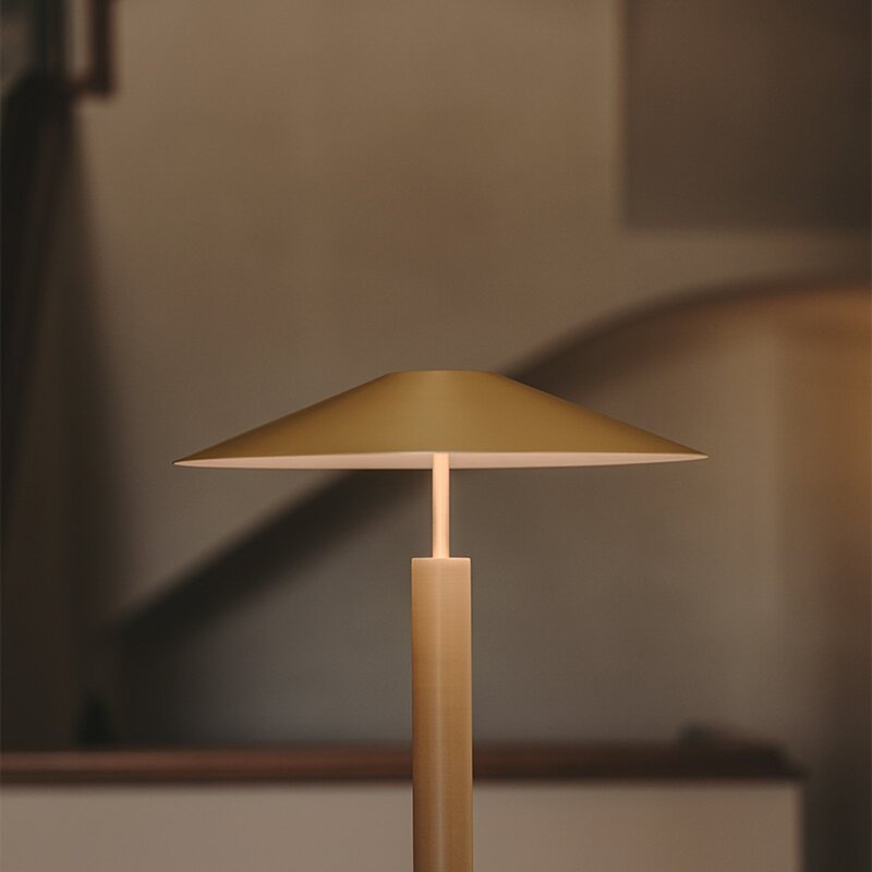 LEDS C4 Stehleuchte Standlampe LED gold matt Stahl Schalter SIEHE TEXT/FOTO - 8435575322028