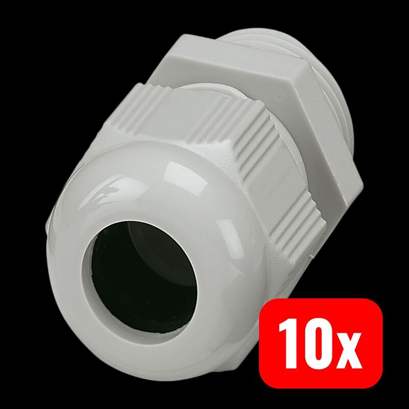 Kabelverschraubung M25 Kunststoff lichtgrau IP68 5 Stück Klemm-Ø 11-17mm 1417654 - 4055626120973